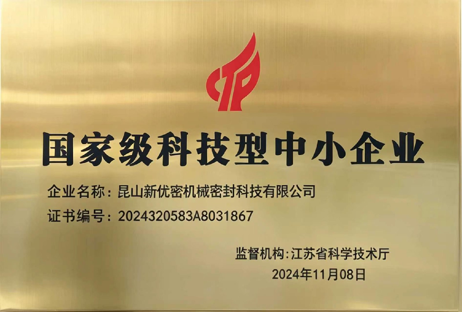国家科技型中小企业